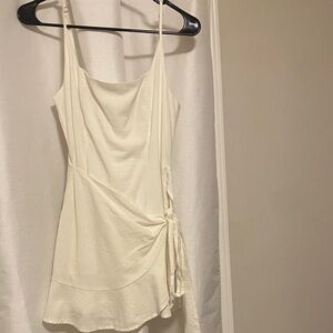 Princess Polly Cream Cowl Neck Midi Dress